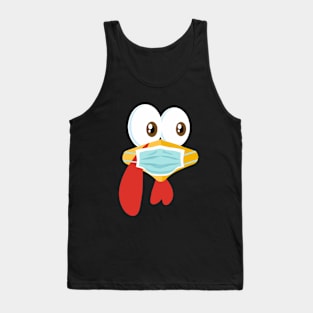 Turkey face wearing a Mask Thanksgiving 2020 For Women Tank Top